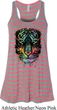 Dripping Neon Tiger Ladies Flowy Racerback Tanktop