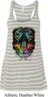Dripping Neon Tiger Ladies Flowy Racerback Tanktop