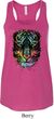 Dripping Neon Tiger Ladies Flowy Racerback Tanktop