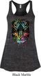 Dripping Neon Tiger Ladies Flowy Racerback Tanktop