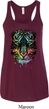 Dripping Neon Tiger Ladies Flowy Racerback Tanktop