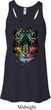 Dripping Neon Tiger Ladies Flowy Racerback Tanktop