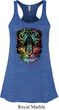 Dripping Neon Tiger Ladies Flowy Racerback Tanktop