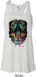 Dripping Neon Tiger Ladies Flowy Racerback Tanktop