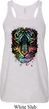 Dripping Neon Tiger Ladies Flowy Racerback Tanktop