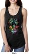 Dripping Neon Tiger Ladies Ideal Tank Top