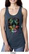 Dripping Neon Tiger Ladies Ideal Tank Top