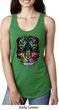 Dripping Neon Tiger Ladies Ideal Tank Top