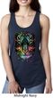 Dripping Neon Tiger Ladies Ideal Tank Top