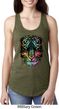 Dripping Neon Tiger Ladies Ideal Tank Top