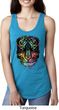 Dripping Neon Tiger Ladies Ideal Tank Top