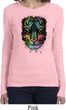 Dripping Neon Tiger Ladies Long Sleeve Shirt