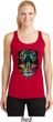 Dripping Neon Tiger Ladies Moisture Wicking Racerback Tank Top