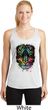 Dripping Neon Tiger Ladies Moisture Wicking Racerback Tank Top