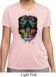 Dripping Neon Tiger Ladies Moisture Wicking Shirt