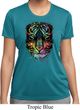 Dripping Neon Tiger Ladies Moisture Wicking Shirt
