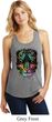 Dripping Neon Tiger Ladies Racerback Tank Top