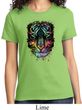Dripping Neon Tiger Ladies Shirt