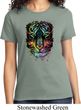 Dripping Neon Tiger Ladies Shirt