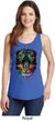 Dripping Neon Tiger Ladies Tank Top