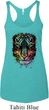 Dripping Neon Tiger Ladies Tri Blend Racerback Tank Top