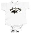 Drummer Romper More Cowbell Funny Musician Infant Baby Creeper