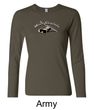 Drummer Shirt More Cowbell Funny Ladies Long Sleeve Shirt