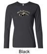 Drummer Shirt More Cowbell Funny Ladies Long Sleeve Shirt