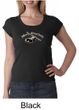 Drummer Shirt More Cowbell Funny Musician Ladies Scoop Neck Shirt