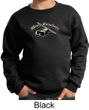 Drummer Sweatshirt More Cowbell Funny Musician Kids Youth Sweat Shirt