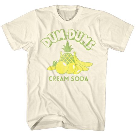 Dum Dums Shirt Cream Soda Natural T-Shirt