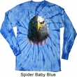 Eagle Stare Long Sleeve Tie Dye Shirt