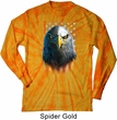 Eagle Stare Long Sleeve Tie Dye Shirt