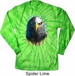 Eagle Stare Long Sleeve Tie Dye Shirt