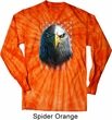 Eagle Stare Long Sleeve Tie Dye Shirt
