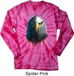 Eagle Stare Long Sleeve Tie Dye Shirt
