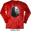 Eagle Stare Long Sleeve Tie Dye Shirt