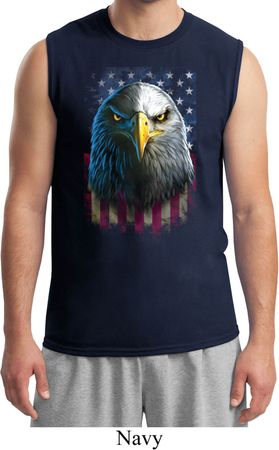 Eagle Stare Mens Muscle Shirt