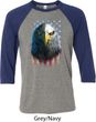 Eagle Stare Mens Raglan Shirt