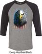 Eagle Stare Mens Raglan Shirt