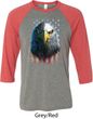 Eagle Stare Mens Raglan Shirt