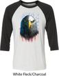 Eagle Stare Mens Raglan Shirt