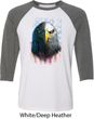 Eagle Stare Mens Raglan Shirt