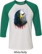 Eagle Stare Mens Raglan Shirt