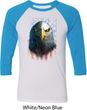 Eagle Stare Mens Raglan Shirt