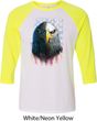 Eagle Stare Mens Raglan Shirt