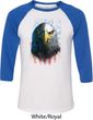 Eagle Stare Mens Raglan Shirt