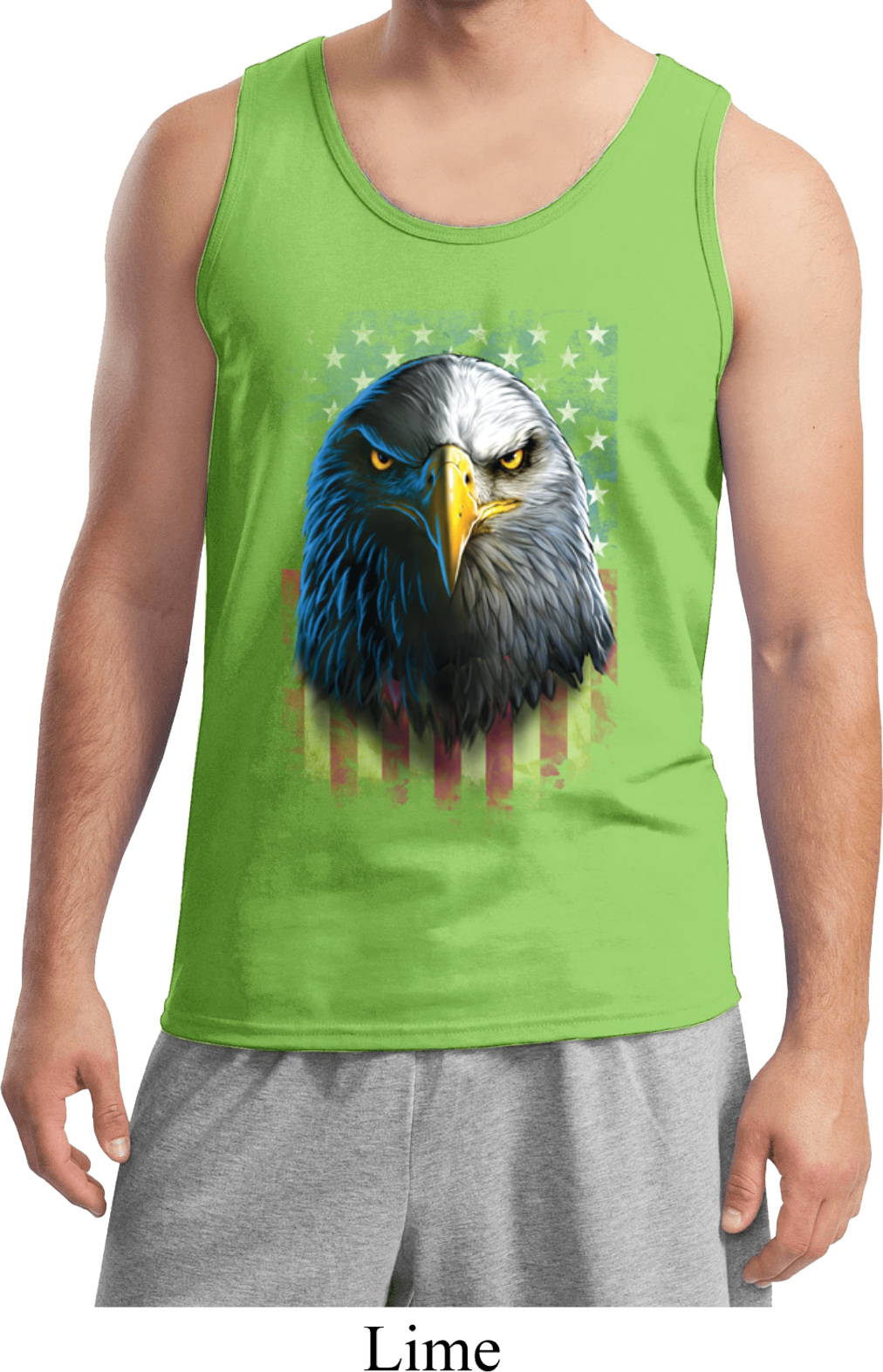 Eagle Stare Mens Tank Top Eagle Stare Mens Shirts