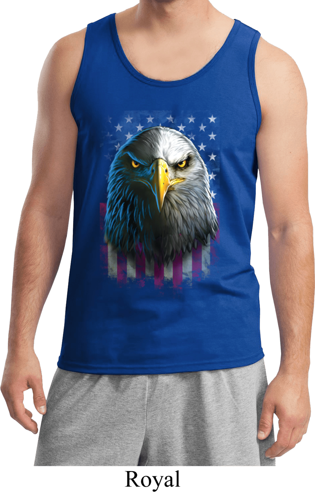 Eagle Stare Mens Tank Top Eagle Stare Mens Shirts