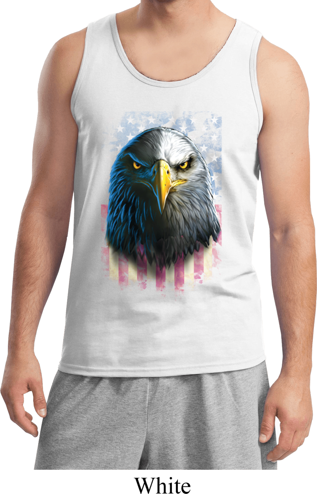Eagle Stare Mens Tank Top Eagle Stare Mens Shirts